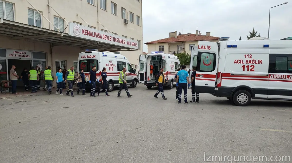 Kemalpaşa'da 80 işçi hastanelik oldu: Gıda zehirlenmesi şüphesi