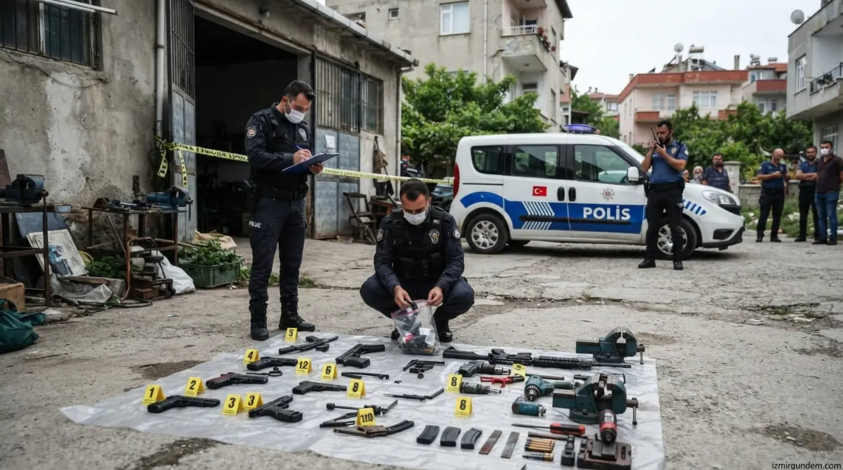 Kemalpaşa’da Silah İmalathanesine Baskın: 3 Gözaltı