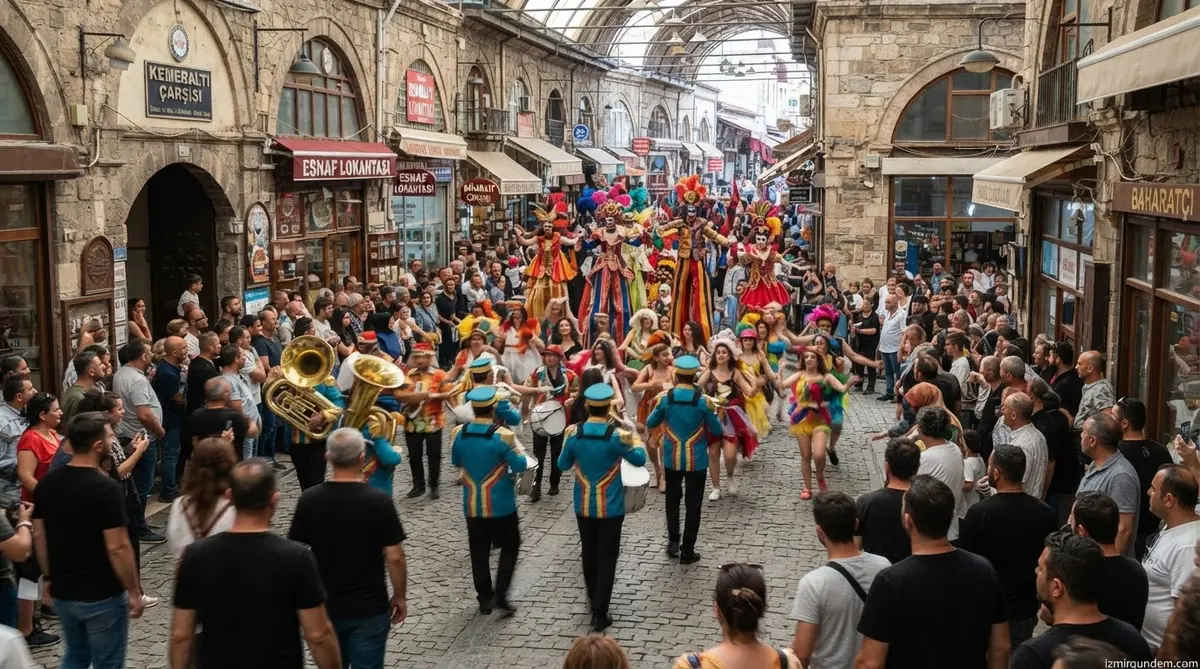Kemeraltı Festivali Renkli Kortejle Başladı: 23 Ekim'e Kadar Sürecek