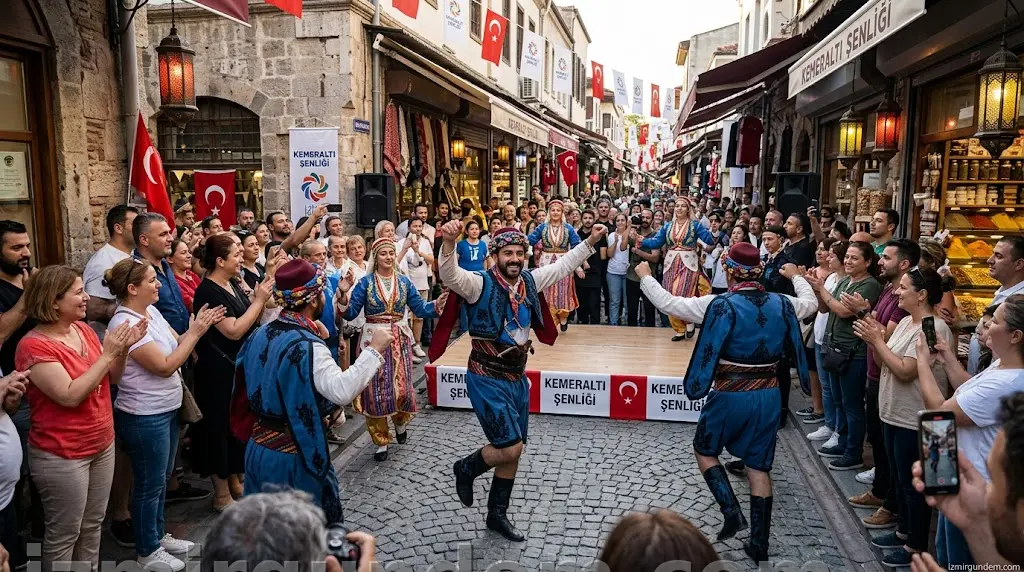 Kemeraltı Şenliği Başladı: Tarihi Çarşıda Şölen Var
