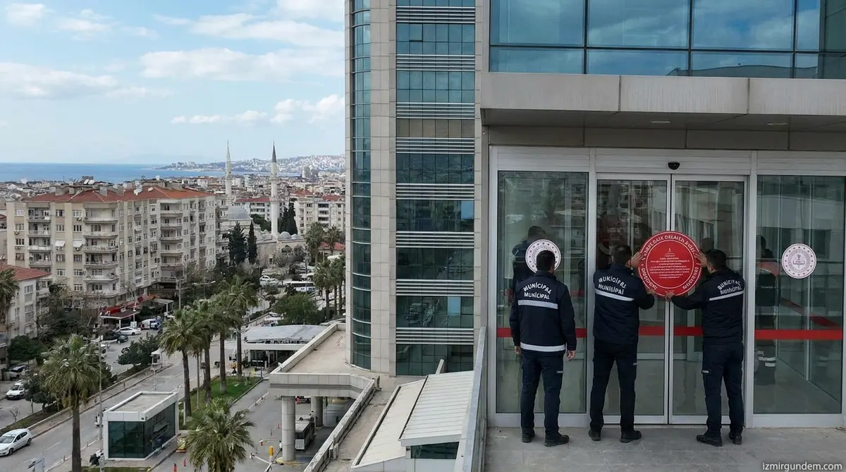 Konak Belediyesi İzmir Eğitim Diş Hastanesi B Blok'u Mühürledi