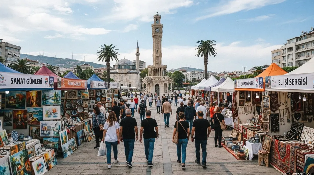 Konak Meydanı'nda Cumhuriyetin 103. Yılına Özel 103 Eser Sergisi