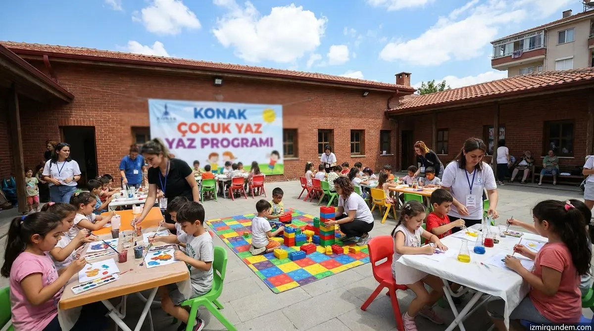 Konak Çocuk Yaz Programı ile 6 Merkezde Eğitim ve Eğlence Başladı
