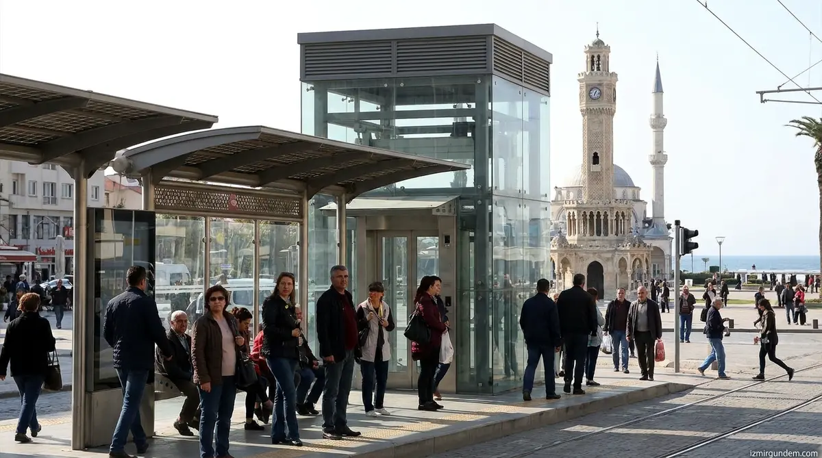 Konak'a İzmir'in ruhunu yansıtan simgesel durak