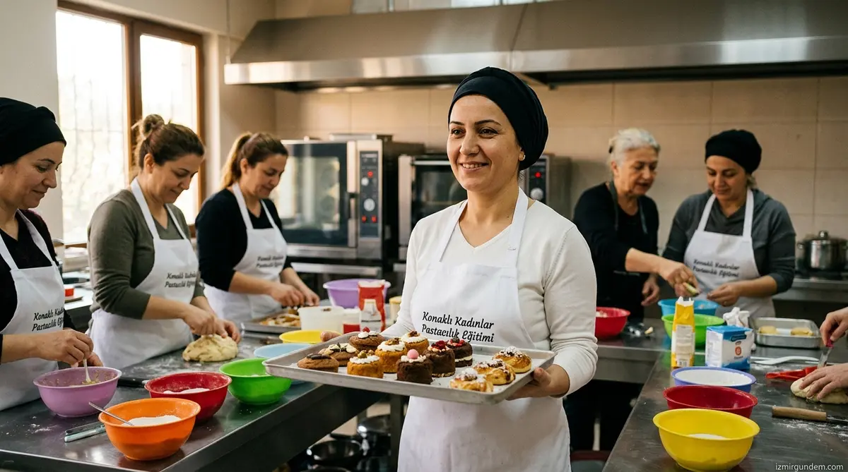 Konaklı Kadınlar Pastacılık Eğitimiyle İş Sahibi Oluyor