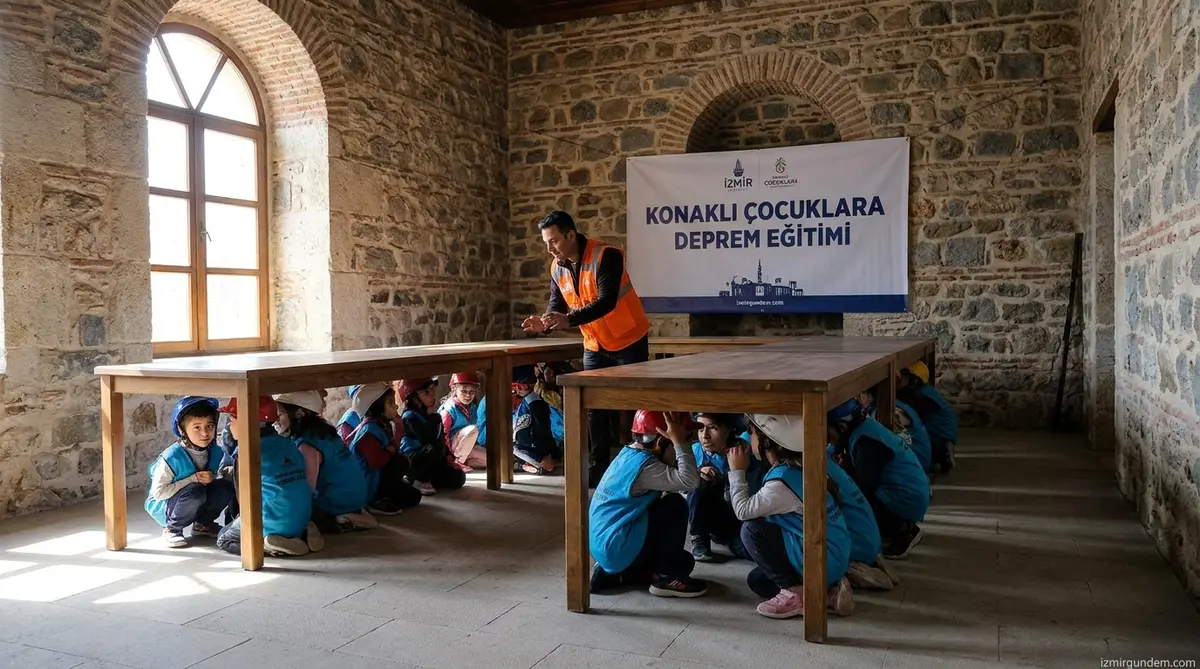 Konaklı Çocuklara Deprem Eğitimi: 6 Merkezde Atölye Kuruldu
