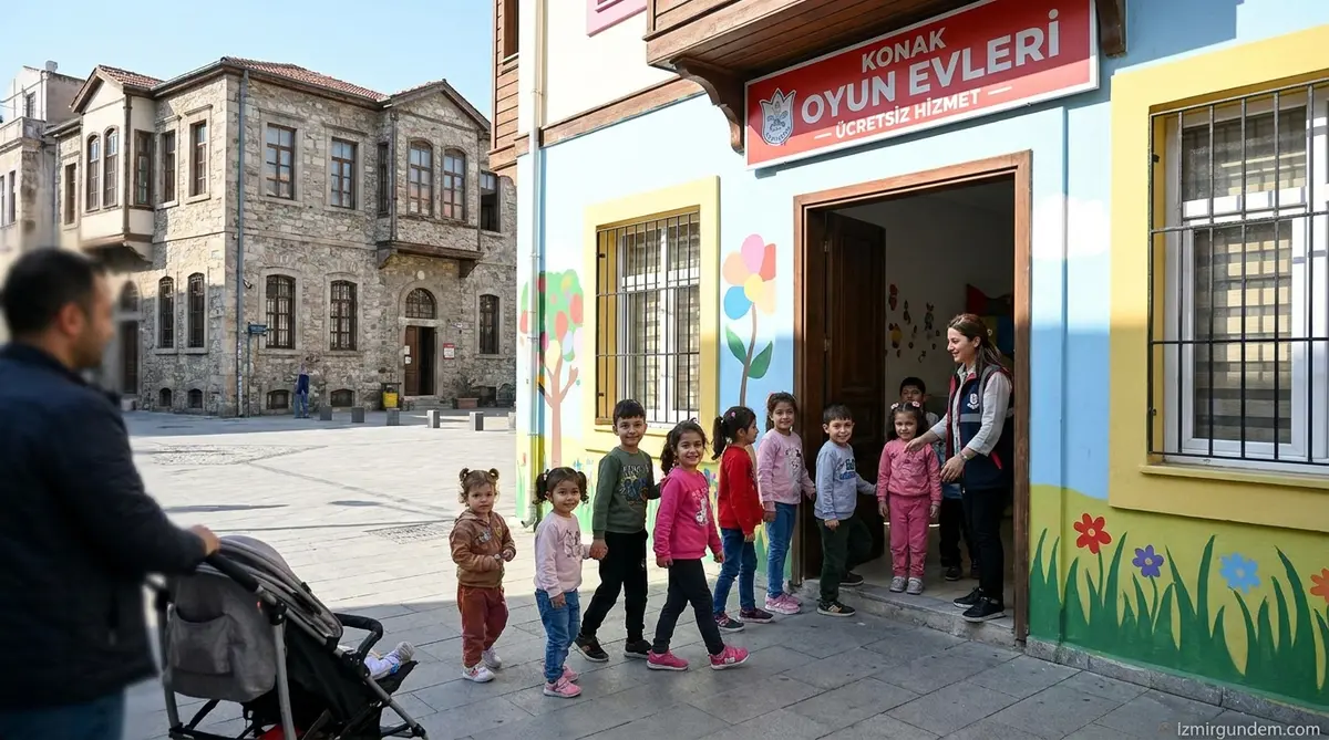 Konak'ta 358 Çocuk Ücretsiz Oyun Evlerinden Yararlanıyor