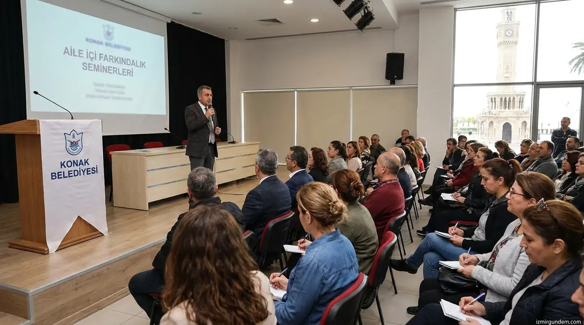 Konak'ta Aile İçi Farkındalık Seminerleri 12 Ekim'de Başlıyor