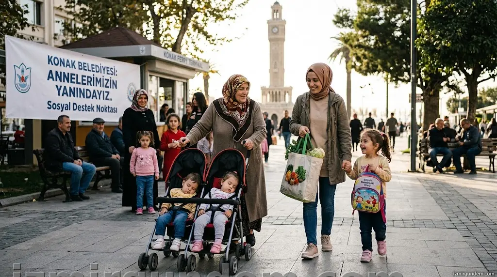 Konak'ta Annelerin Yükünü Hafifleten Sosyal Projeler
