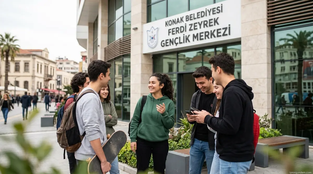 Konak'ta Gençlerin Yeni Durağı Ferdi Zeyrek Gençlik Merkezi Oldu