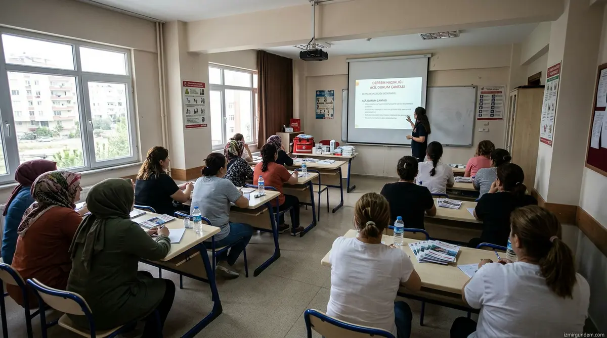 Konak'ta Kadınlara Afet Eğitimi: Yeni Durak Zeytinlik