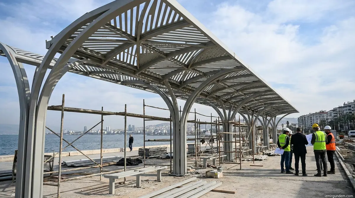 Konak'ta Simgesel İzmir Durağı Yükseliyor: Sona Gelindi
