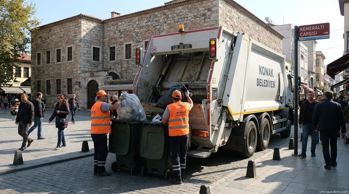 Konak'ta Temizlik Devrimi: Günde 600 Ton Çöp Toplanıyor