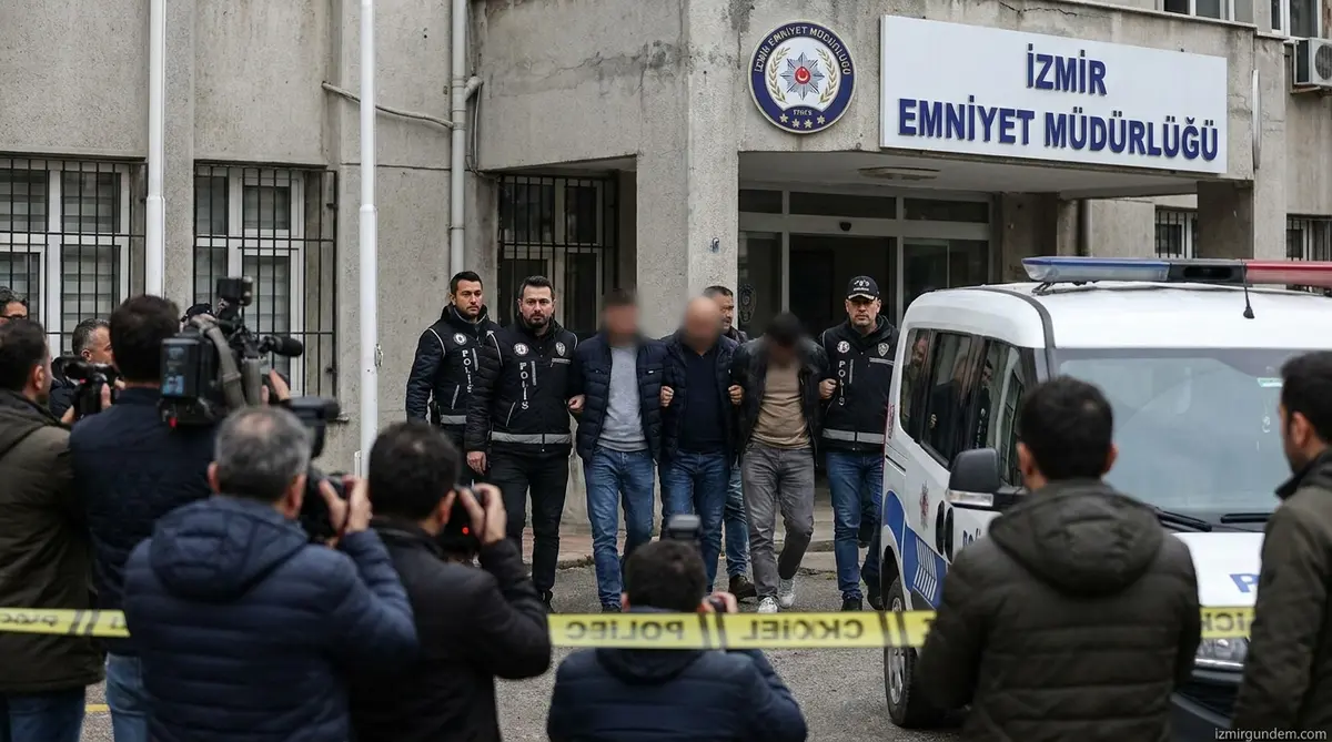 Konak'taki Kundaklama Olayında 4 Suç Örgütü Üyesi Tutuklandı