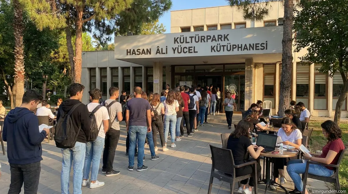 Kültürpark Hasan Âli Yücel Kütüphanesi Yoğun İlgi...