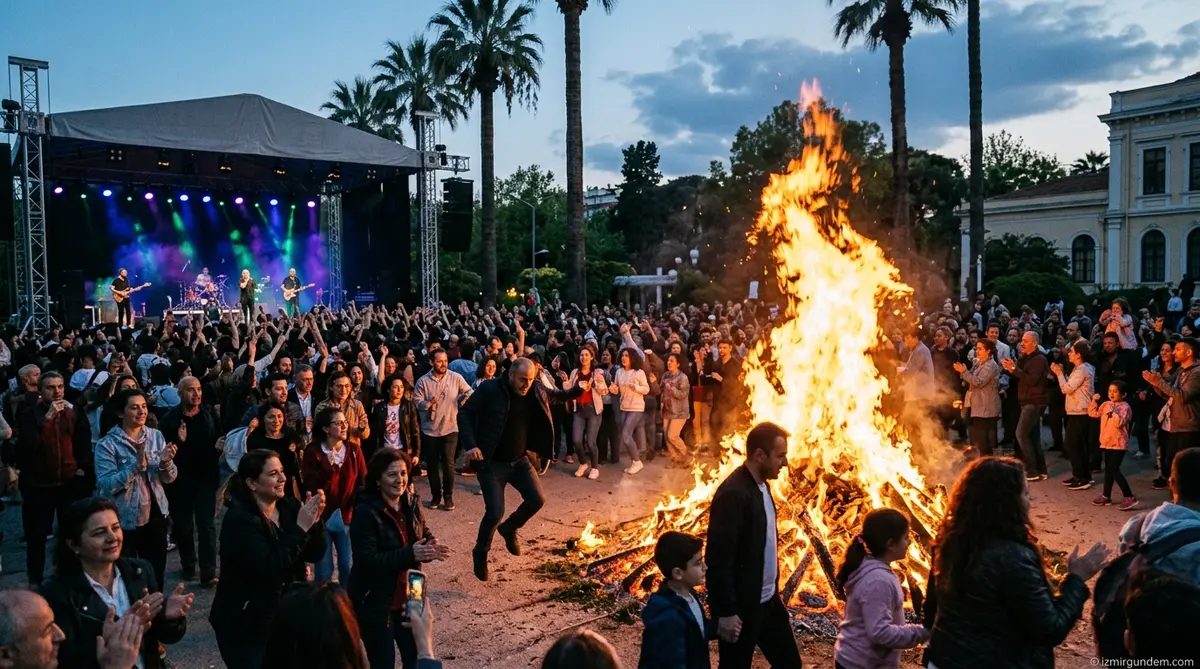 Kültürpark'ta Hıdırellez Ateşi ve Konser Coşkusu