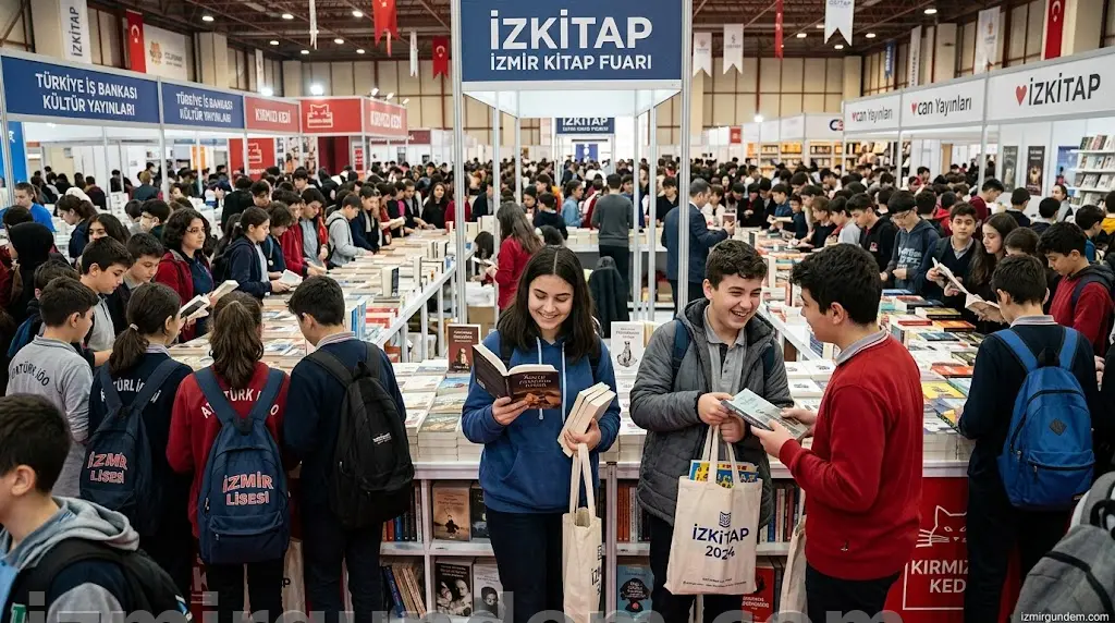 Kültürpark'ta İZKİTAP Heyecanı: Binlerce Öğrenci Kitapla Buluşuyor