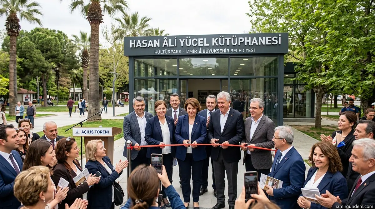 Kültürpark’ta Kitap Kokulu Dönem: Hasan Âli Yücel Kütüphanesi Açıldı