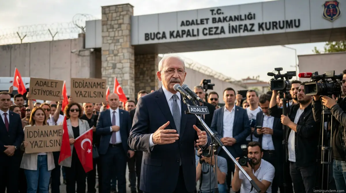 Kılıçdaroğlu’ndan Buca Cezaevi’nde adalet çağrısı: İddianame bir an önce yazılmalı