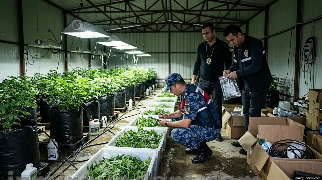 Kınık'ta Depoyu Zehir Serasına Çevirdiler: 2 Şüpheli Tutuklandı