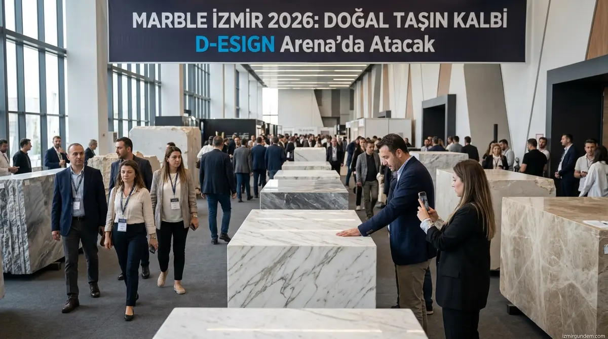 Marble İzmir 2026: Doğal Taşın Kalbi D-ESIGN Arena’da Atacak