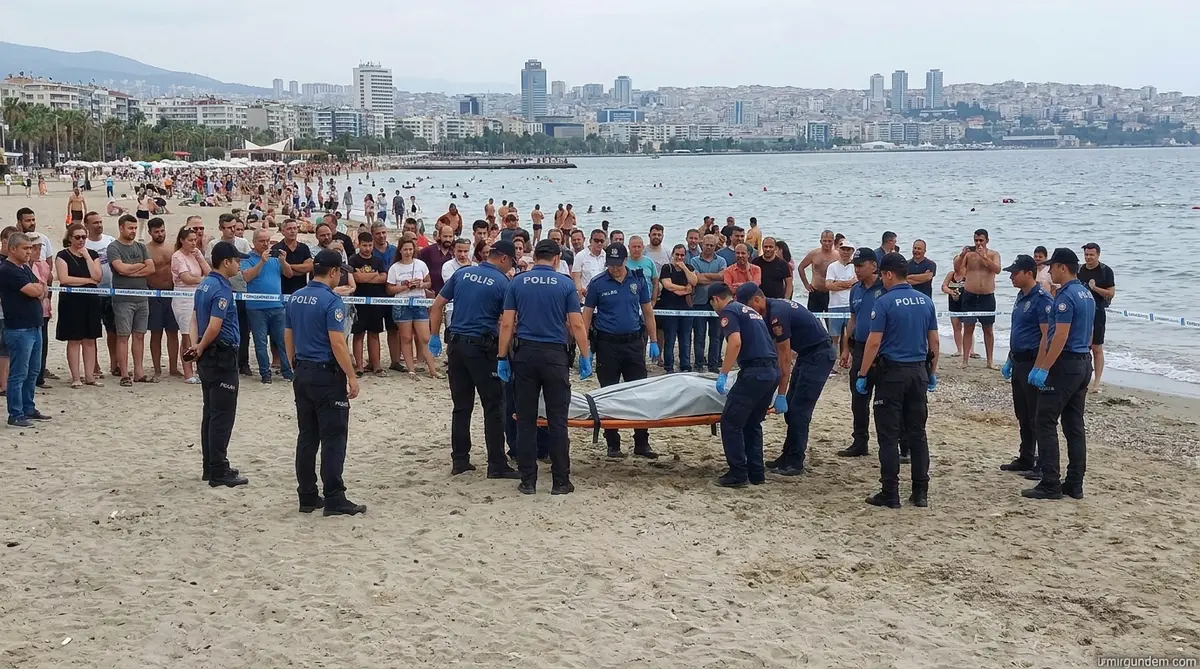 Marmaris Halk Plajı'nda Denizde Erkek Cesedi Bulundu