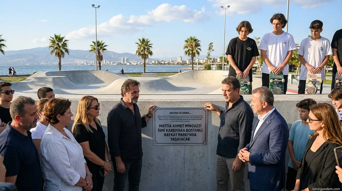 Mattia Ahmet Minguzzi İsmi Karşıyaka Bostanlı Kaykay Parkı'nda Yaşayacak