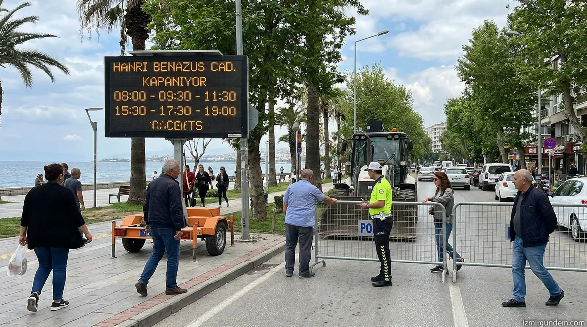 Mavişehir'de Hanri Benazus Caddesi Kapanıyor: İşte Kapanış Saatleri