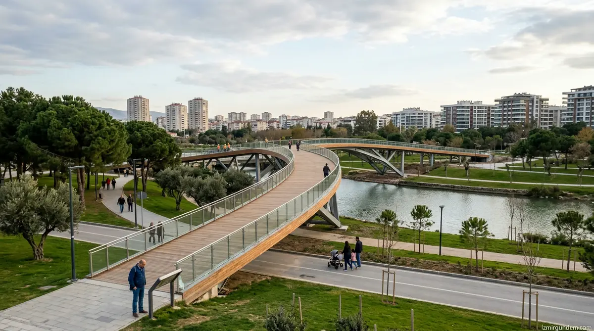 Mavişehir'de Yeşil Alanları Köprü Birleştirecek