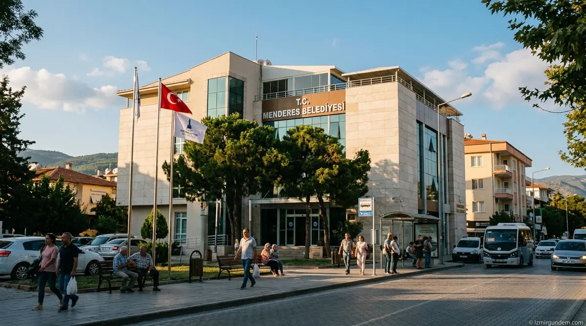 Menderes Belediye Başkanı İlkay Çiçek Sahaya İndi: Tribünde Galibiyet...