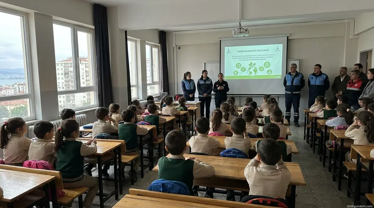 Menderes Belediyesinden okullarda sıfır atık seferberliği