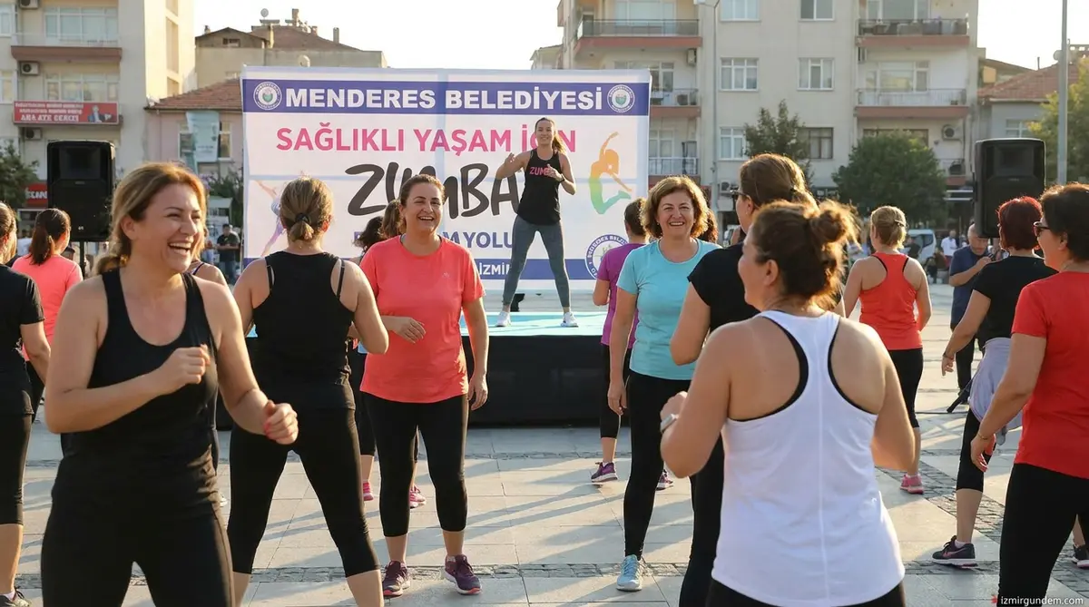 Menderesli Kadınlar Zumba ile Sağlığa Adım Atıyor