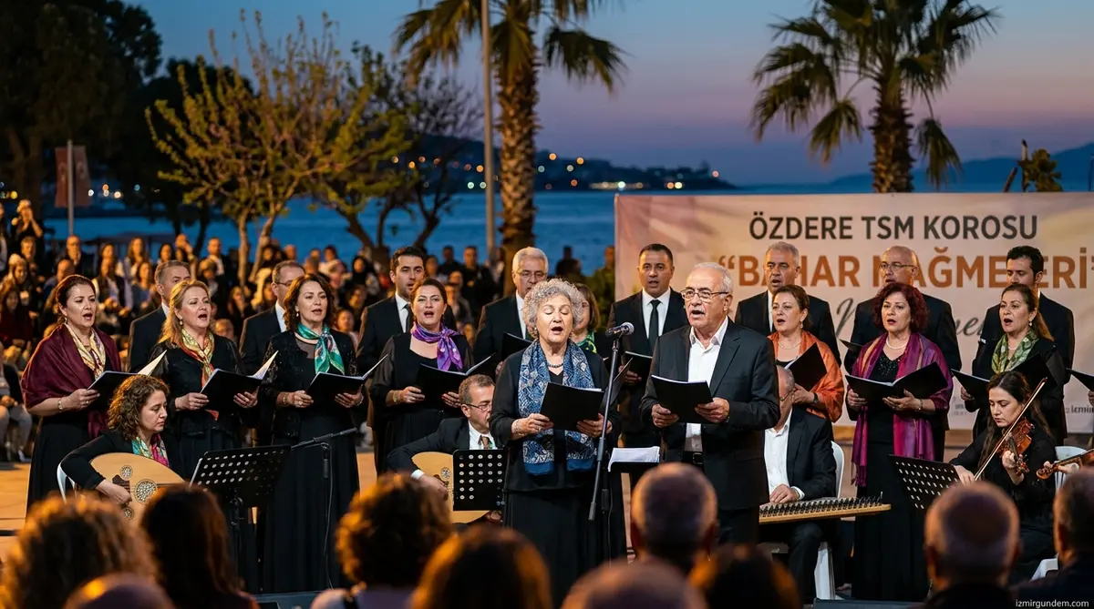 Menderes'te Bahar Nağmeleri Rüzgarı: Özdere TSM Korosu Mest Etti