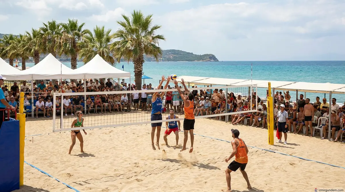 Menderes'te Plaj Voleybolu Heyecanı Başlıyor