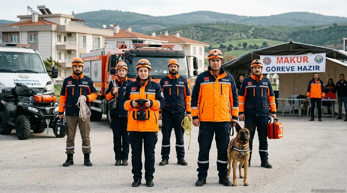 Menemen Belediyesi Afet Hazırlığında Çıtayı Yükseltti: MAKUR Göreve Hazır
