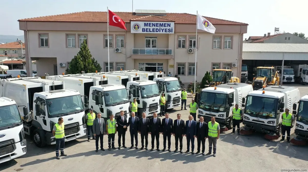 Menemen Belediyesi Araç Filosunu 187'ye Çıkardı