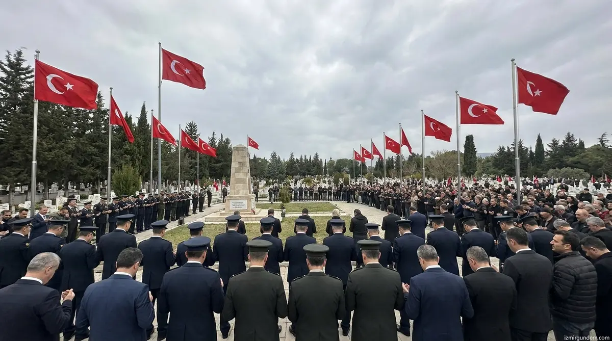 Menemen Yıldıztepe'de 15 Temmuz İçin Anlamlı Tören
