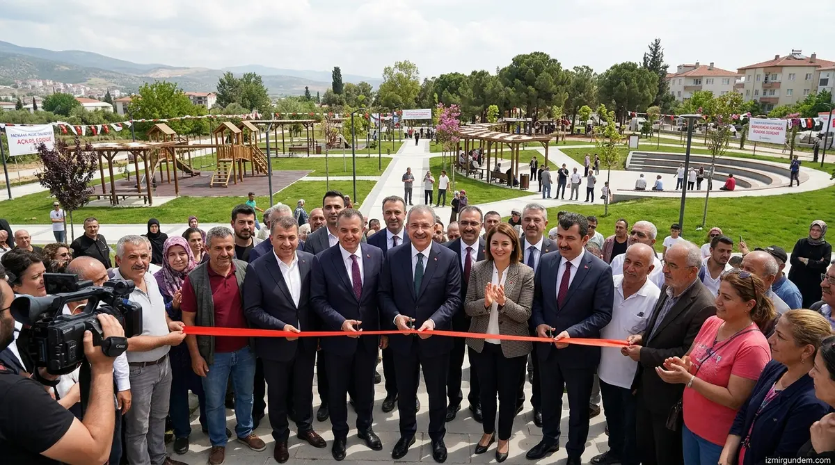 Menemen'de 23 Bin Metrekarelik Dev Yaşam Alanı Açıldı