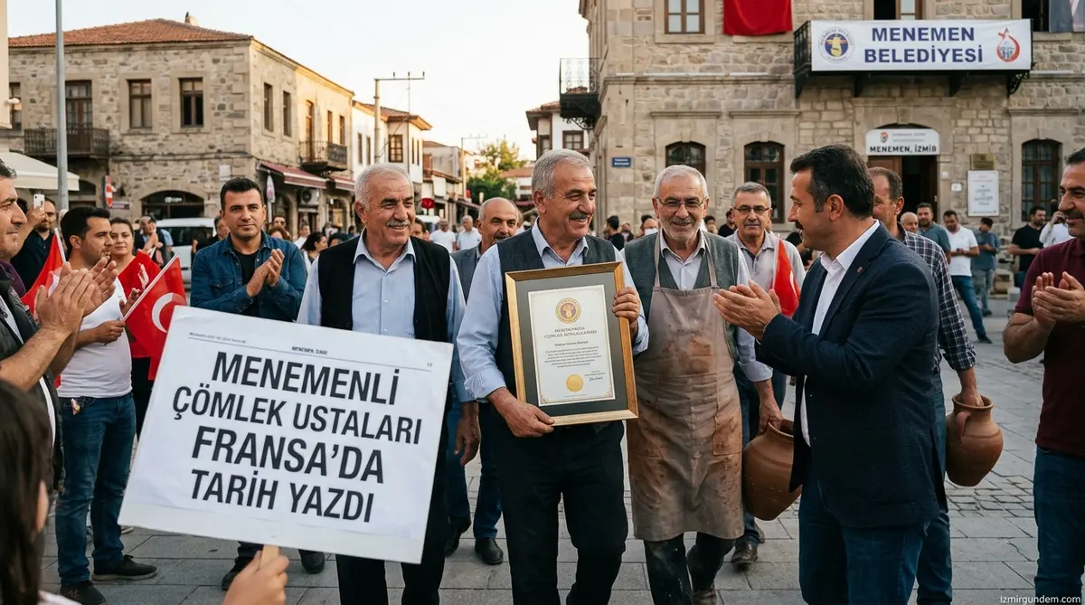 Menemenli Çömlek Ustaları Fransa'da Tarih Yazdı