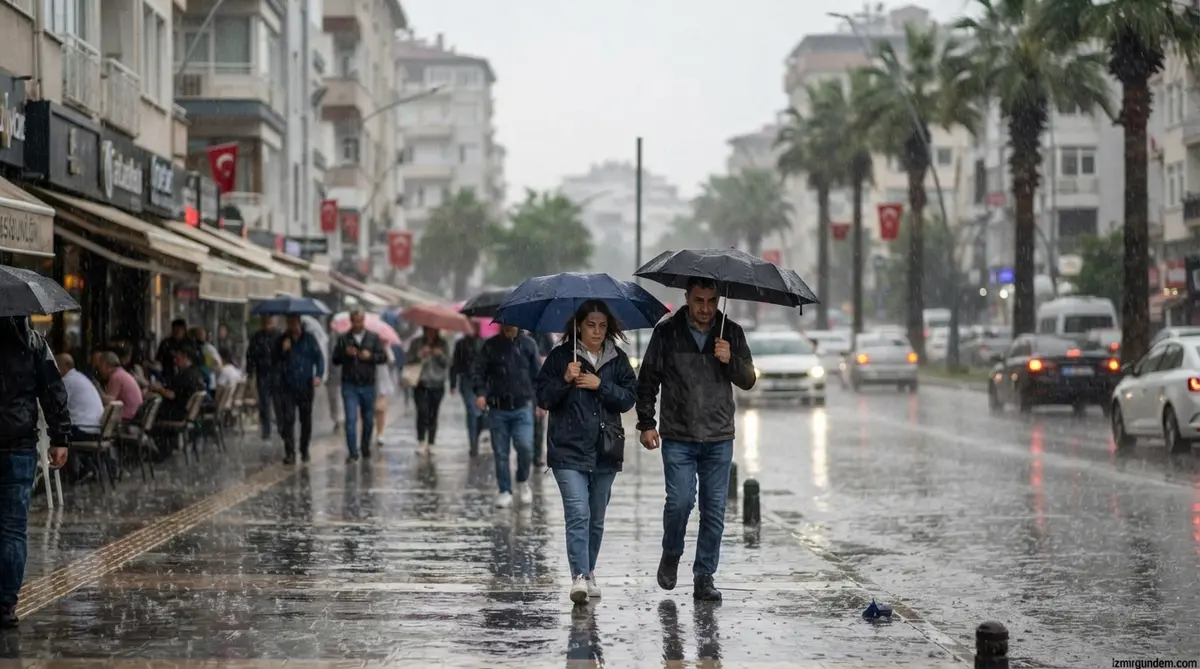 Meteoroloji Uyardı: İzmir'in Batısında Şiddetli Sağanak Bekleniyor