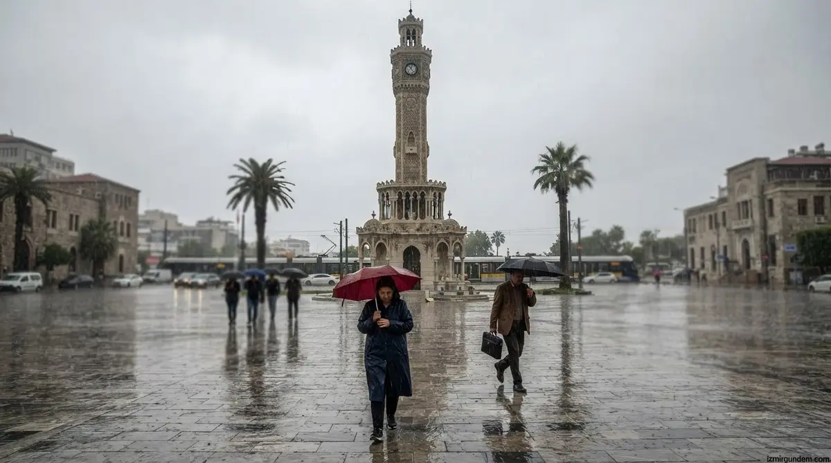 Meteoroloji'den İzmir Dahil 3 İle Sarı Kodlu Sağanak Uyarısı