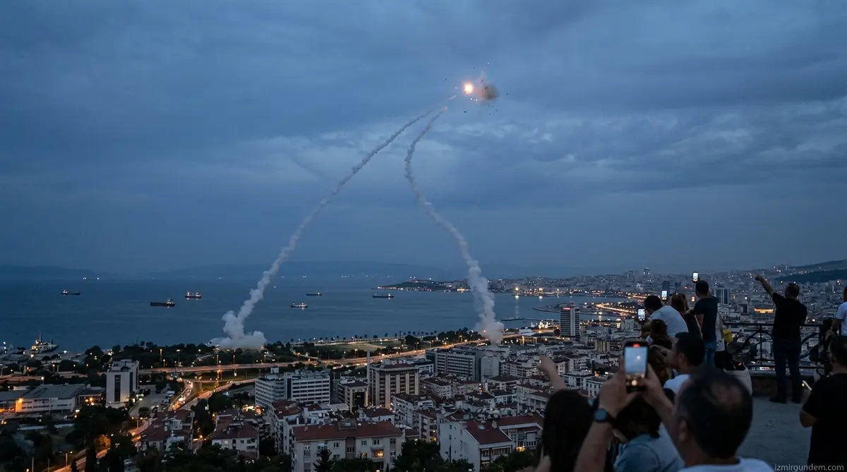 MSB Duyurdu: Türk Hava Sahasına Giren İran Füzesi İmha Edildi