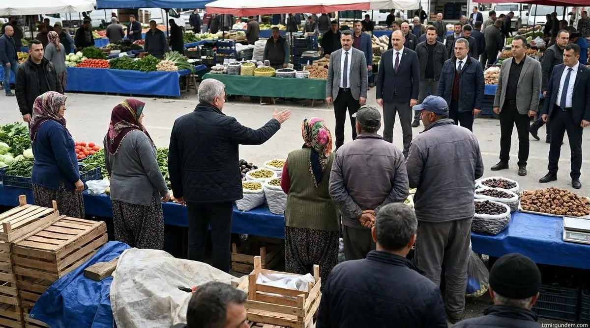 Muharrem Kasapoğlu Bayındır’da Esnaf ve Çiftçinin Nabzını Tuttu