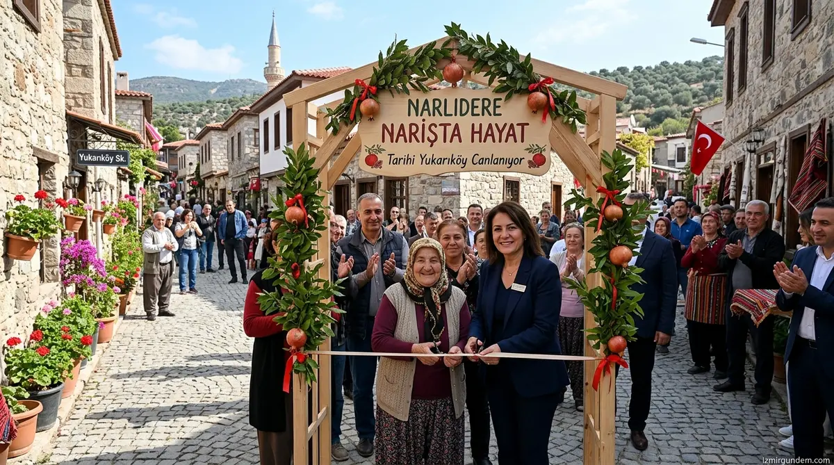 Narlıdere Narista Hayat Açılıyor: Tarihi Yukarıköy’de Yeni Dönem