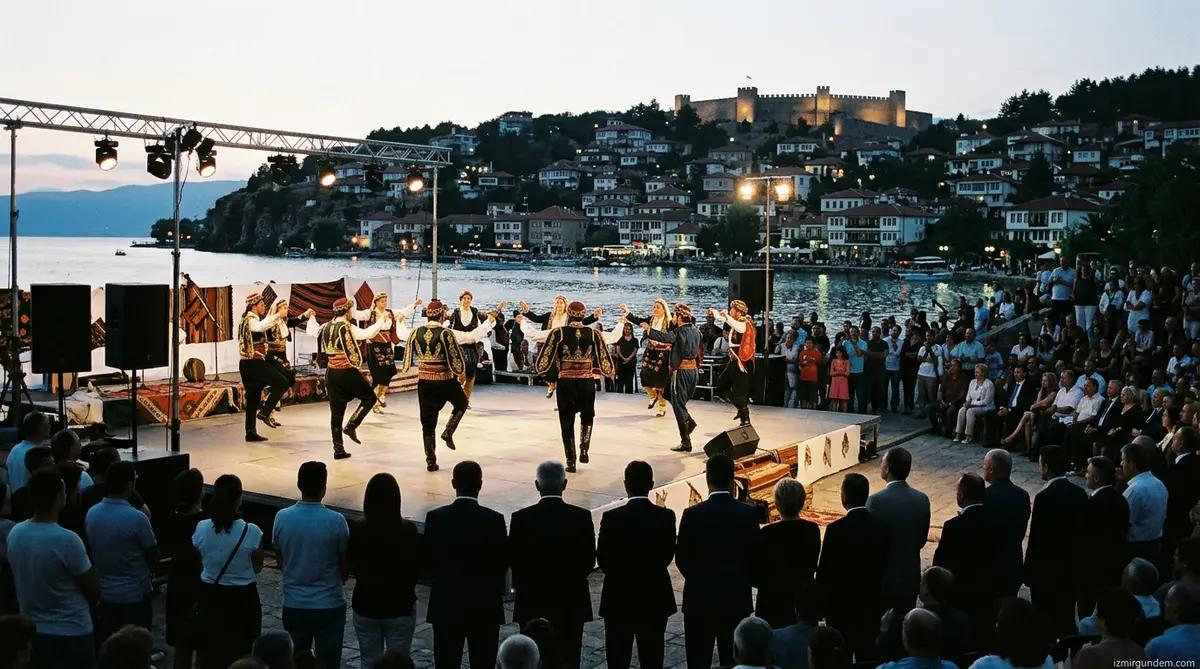 Narlıdere Zeybeği Makedonya'da Alkış Topladı