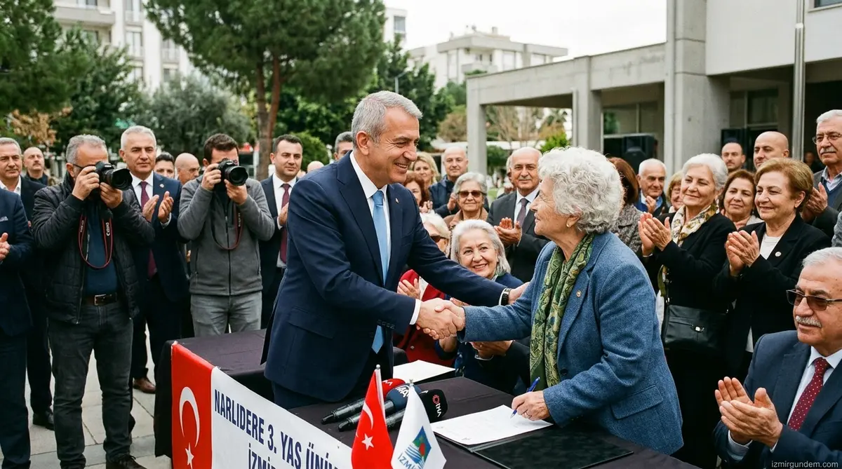 Narlıdere'de 3. Yaş Üniversitesi İçin Dev Adım: İzmir Türkiye'ye Model...