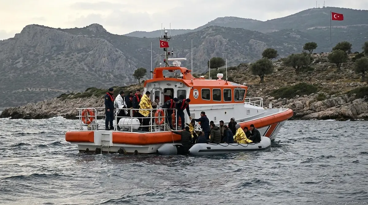 Seferihisar Açıklarında Can Pazarı: 30 Göçmen Kurtarıldı