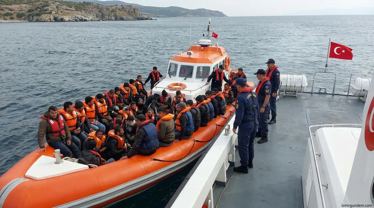 Seferihisar Açıklarında Göçmen Operasyonu: 85 Kişi Yakalandı