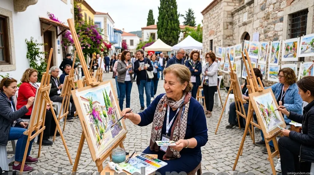 Seferihisar Sanatla Renklendi: Suluboya Festivali...