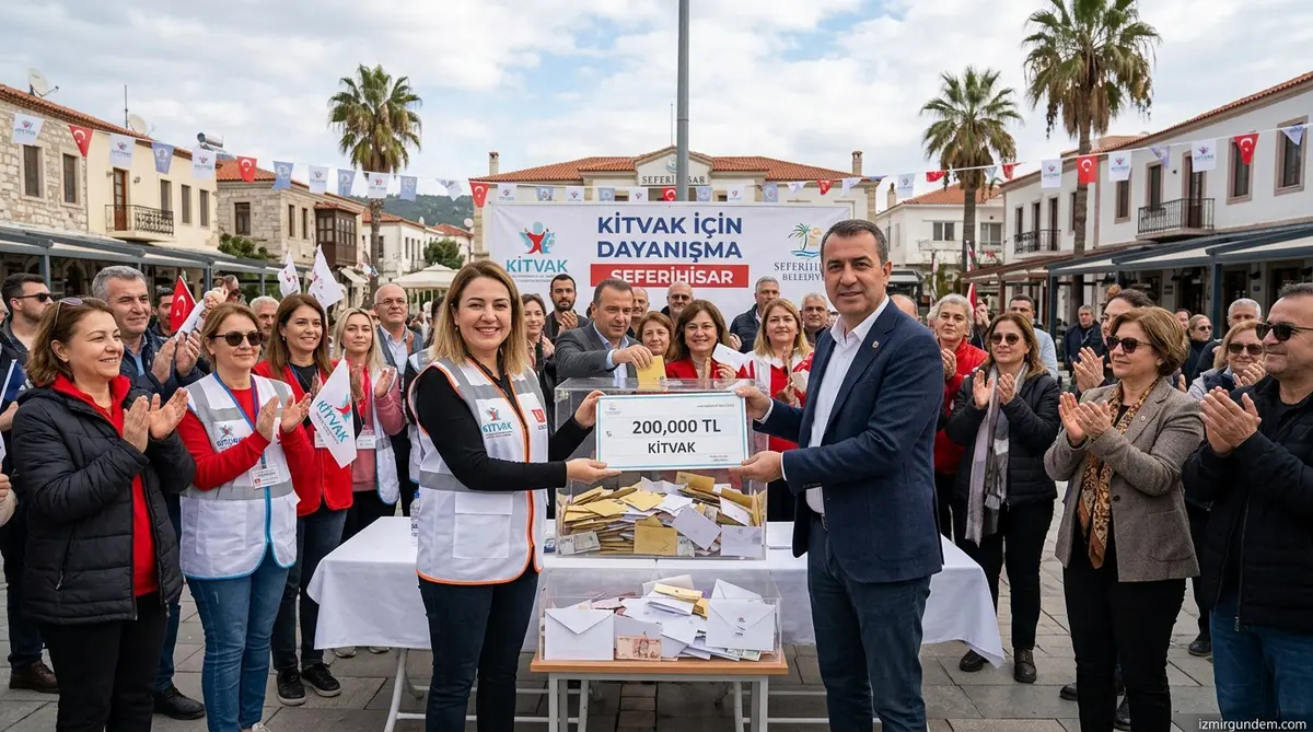 Seferihisar'da Dev Dayanışma: KİTVAK İçin 200 Bin TL